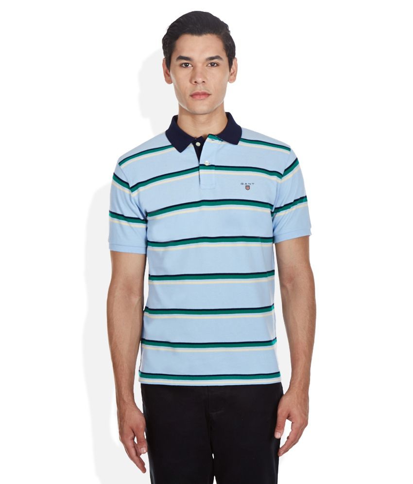GANT Green Polo T-Shirt - Buy GANT Green Polo T-Shirt Online at Low ...