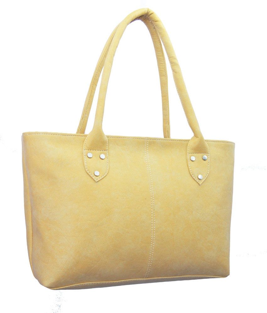 small beige shoulder bag