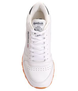 reebok cl lthr lp white sports shoes