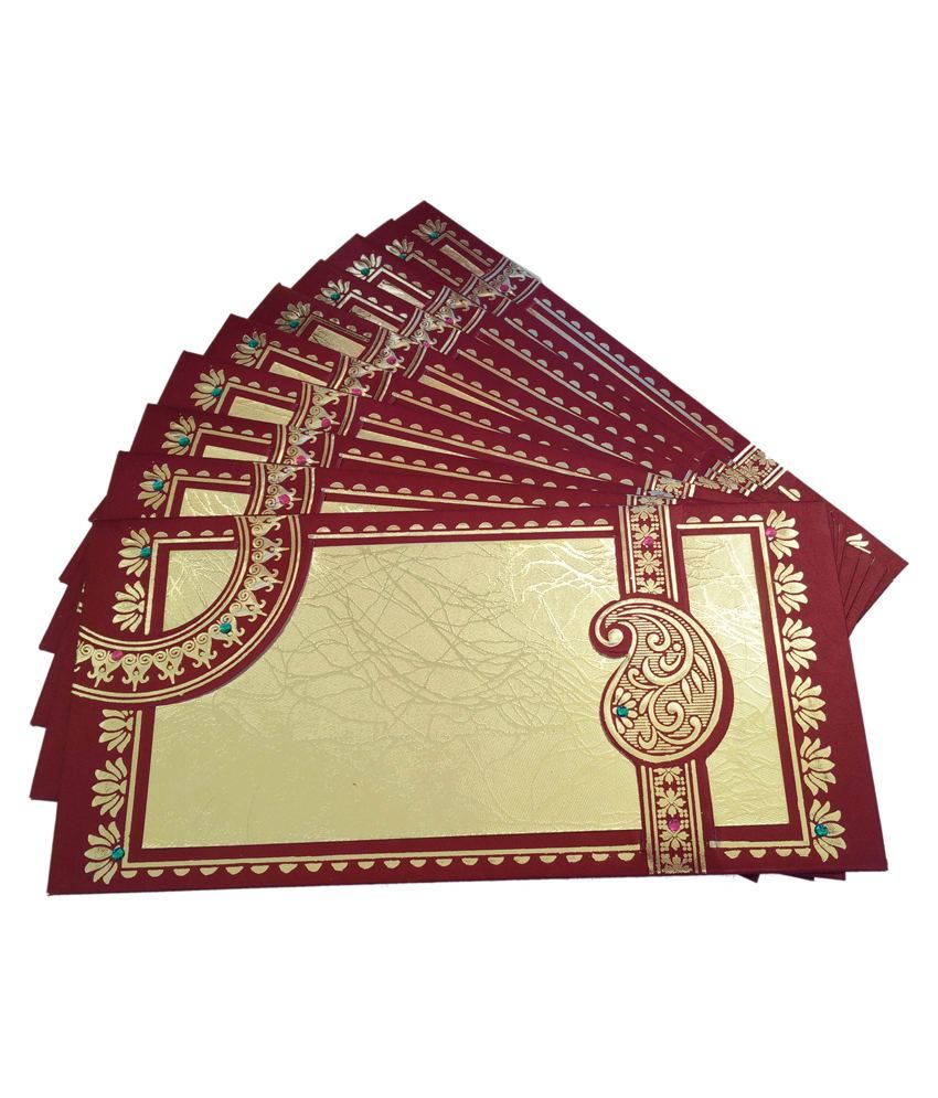 GTP Designer Purple colour Shagun Envelopes - Pack of 20: Buy Online at ...