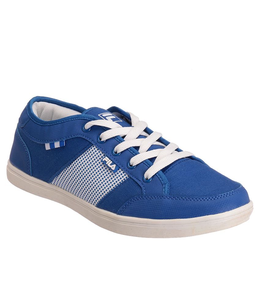 fila blue casual shoes