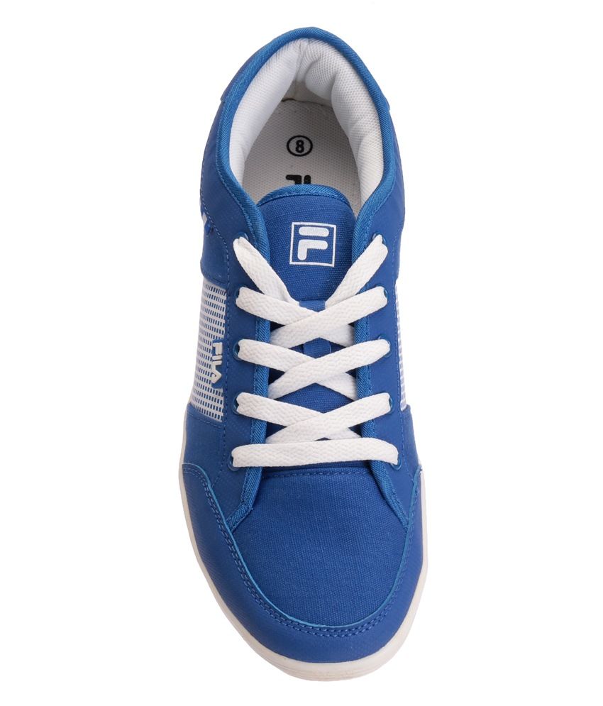 blue fila shoes