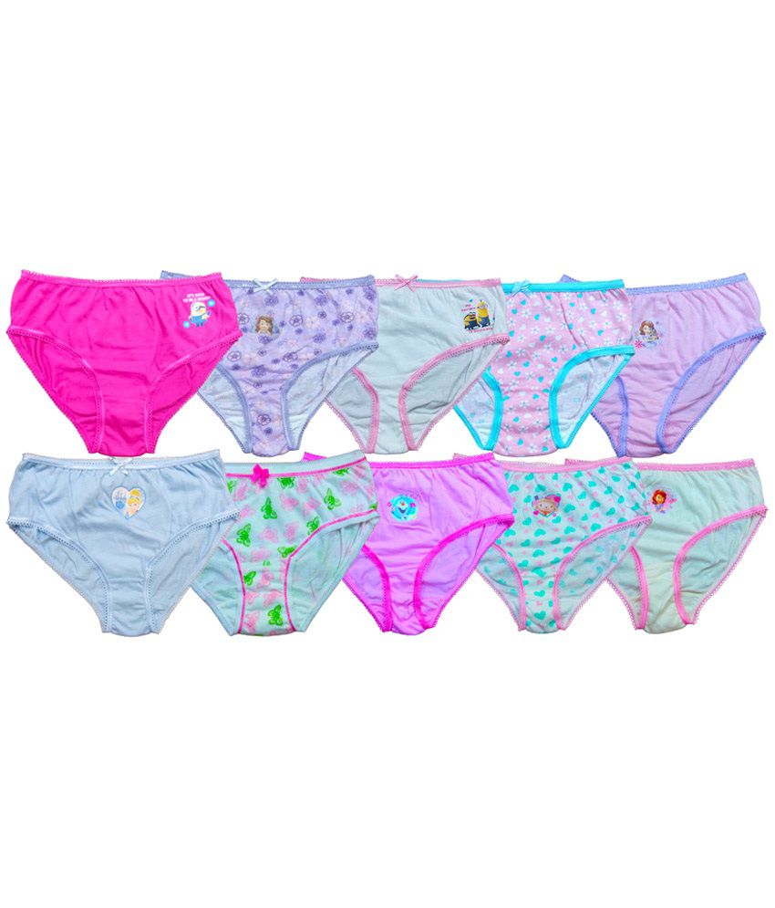     			Instyle Assorted Girl Panties - Pack of 10