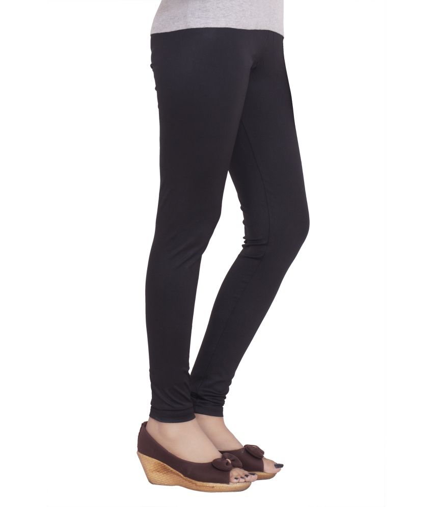 plain black workout leggings