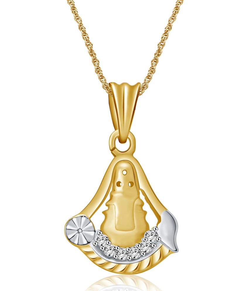     			Vighnaharta Gold Alloy Traditional Pendant Without Chain