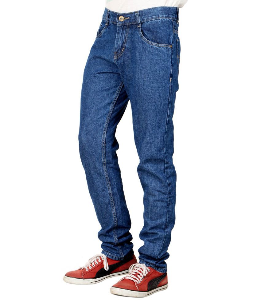 Jovial Mart Blue Slim Jeans - Buy Jovial Mart Blue Slim Jeans Online at ...