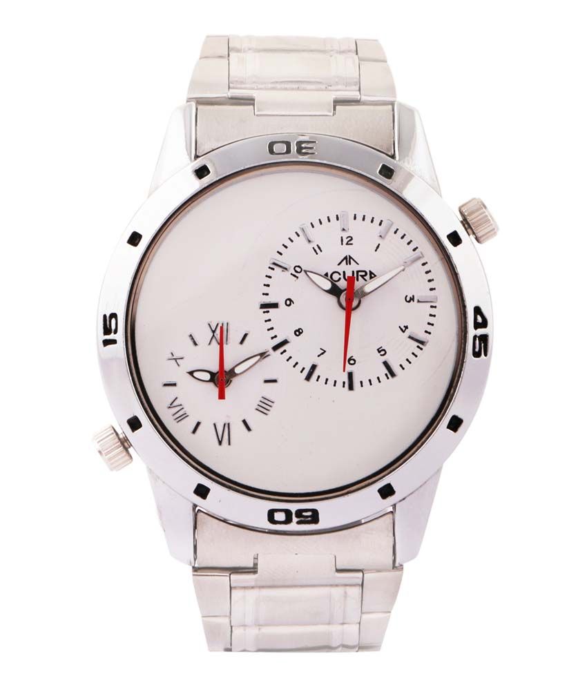 Acura White Analog Wrist Watch - Buy Acura White Analog Wrist Watch ...