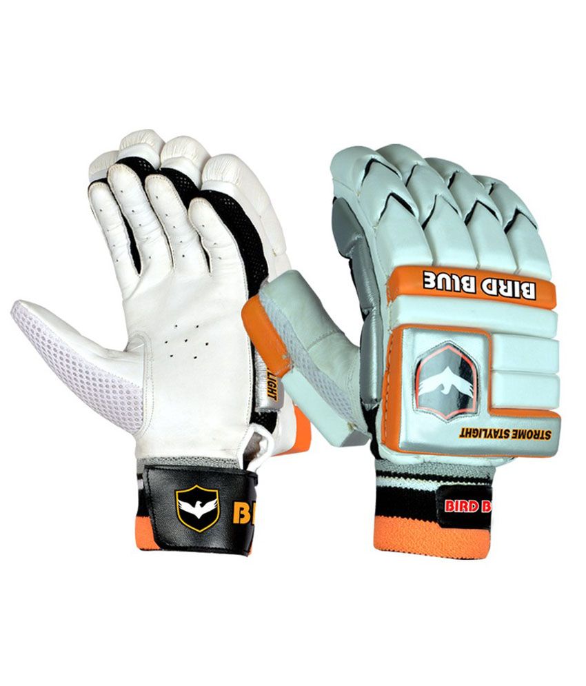 bird blue batting gloves