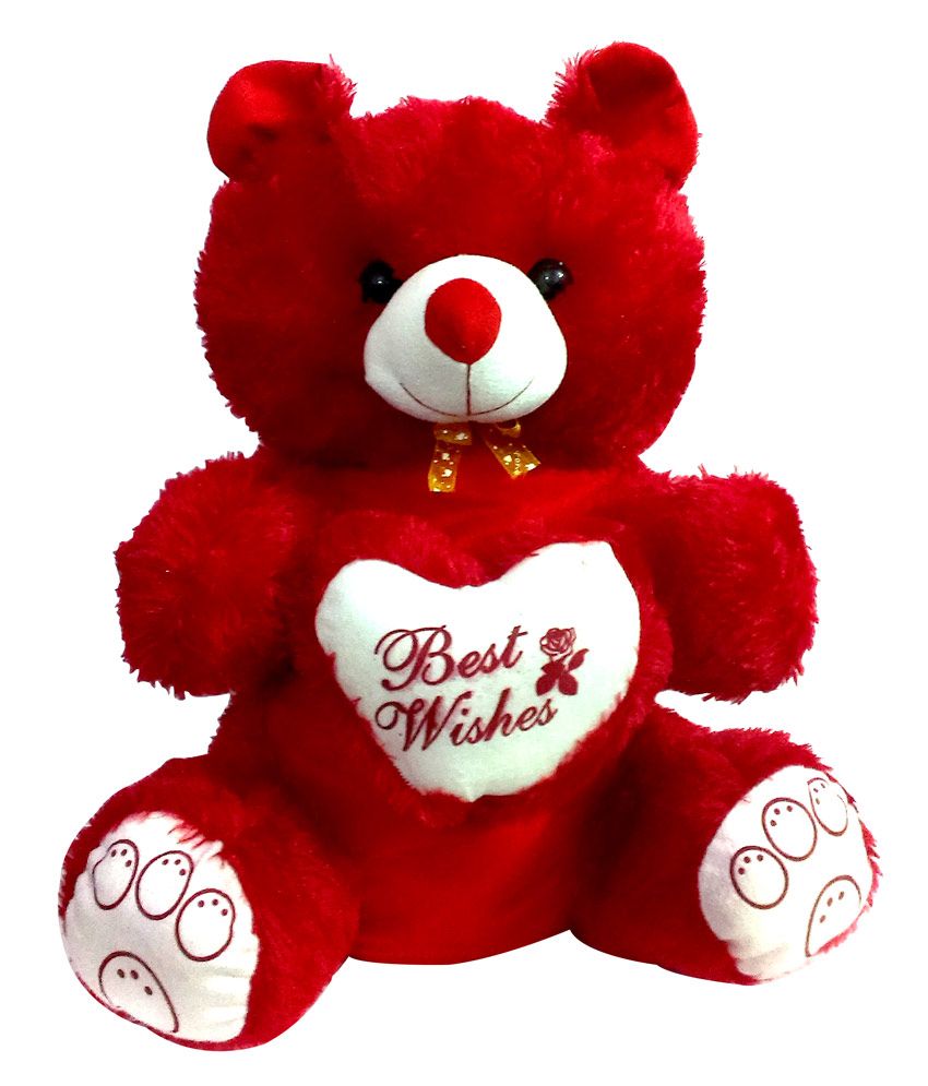 red heart teddy