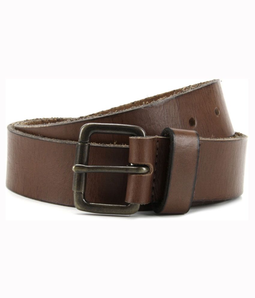 Lee Brown Pin Buckle Leather Belts For Men: Buy Online at Low Price in ...