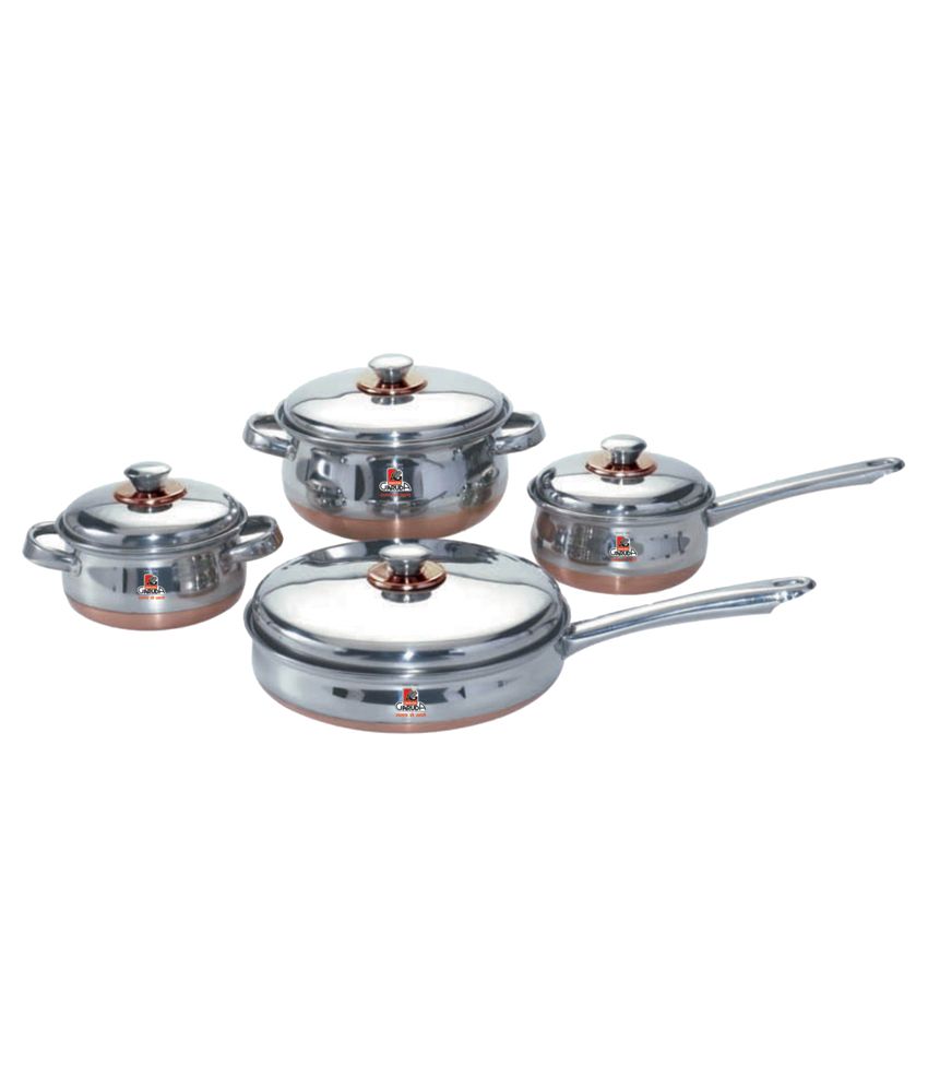 Garuda Steel Cookware Set Set of 4 Buy Online at Best Price in India