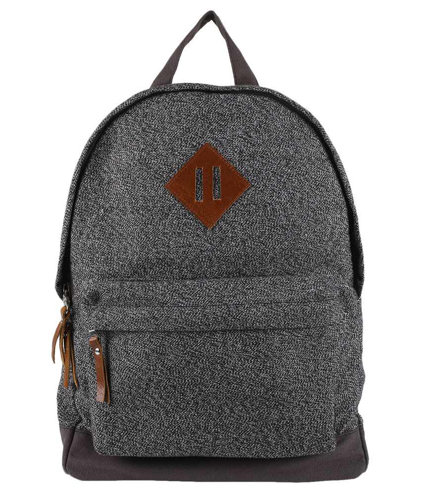 Anekaant Grey Polyester Backpack for Women - Buy Anekaant Grey Polyester Backpack for Women ...