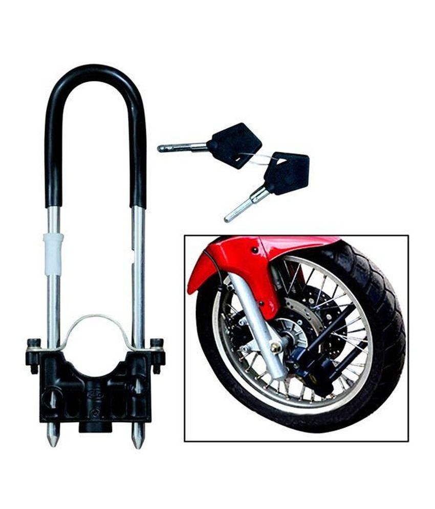 Motoway Bike Front Wheel Lock: Buy Motoway Bike Front Wheel Lock Online