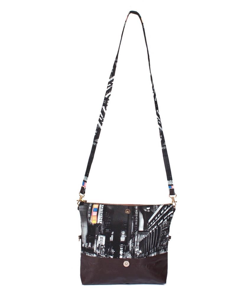 Buy Snutch Canvas Cloth Sling Bag-Black at Best Prices in India - Snapdeal