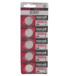 Maxell Lithium Battery Cr2016 3v (pack Of Five)