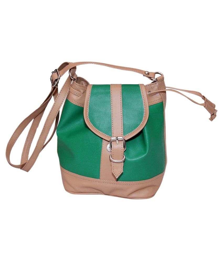 green sling bags