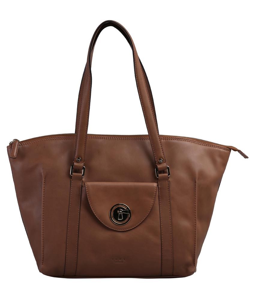 small tan shoulder bag