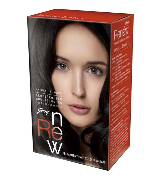 Godrej Renew Creme Hair Colour - Natural Black (26g+20ml): Buy Godrej Renew  Creme Hair Colour - Natural Black (26g+20ml) at Best Prices in India -  Snapdeal