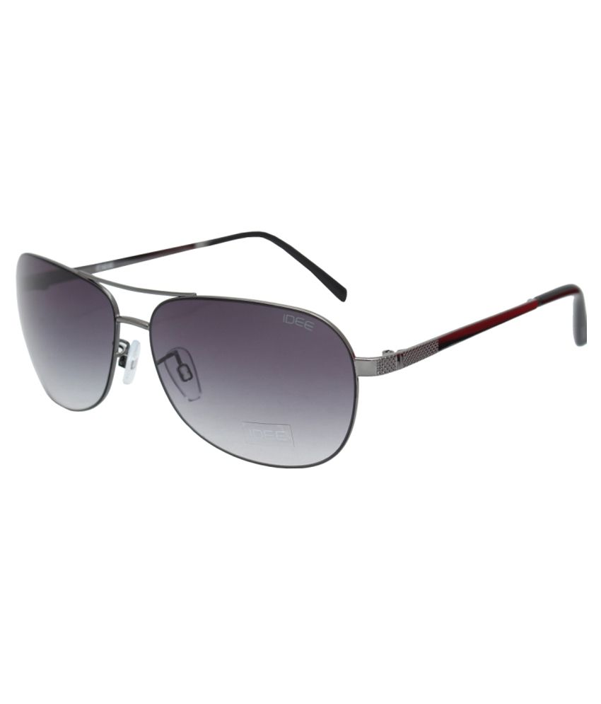 Idee Grey Frame Aviator Shape Metal Sunglasses - Buy Idee Grey Frame ...