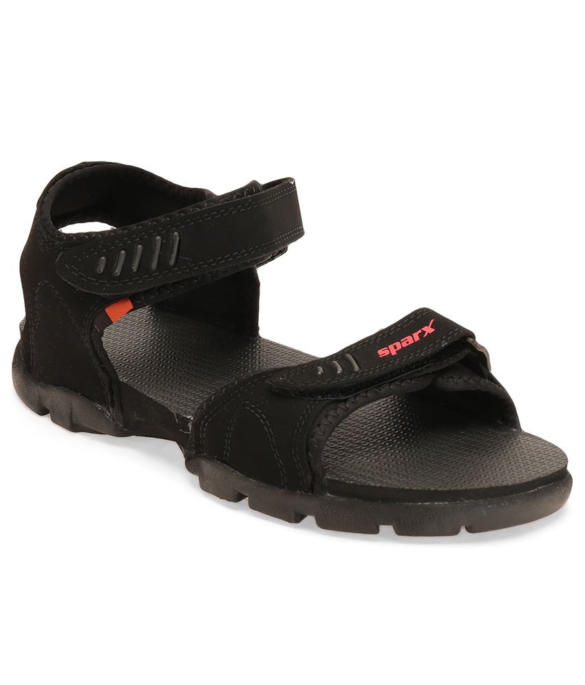 Sparx Black Floater Sandals Art GSS101BLACK - Buy Sparx Black Floater ...