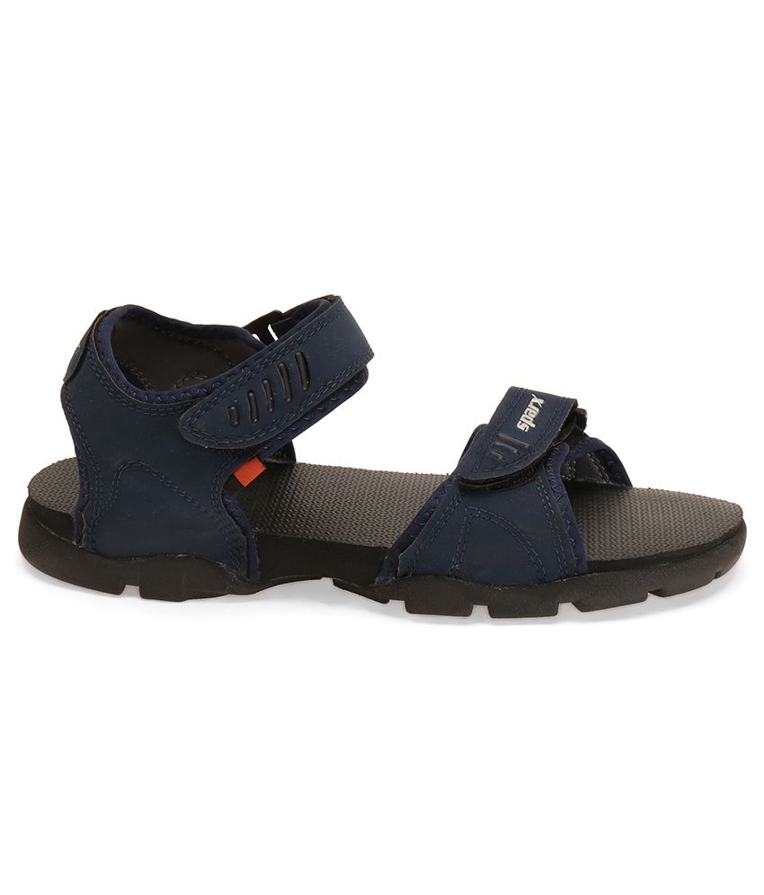 sparx navy blue sandals