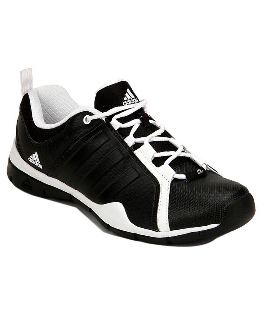 Adidas Black Synthetic Leather Sports Shoes Price in India- Buy Adidas ...