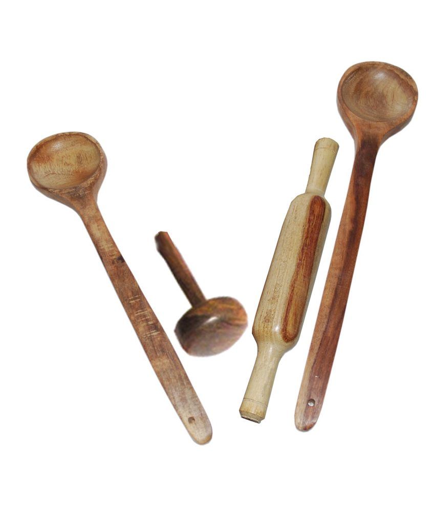wooden ladle set