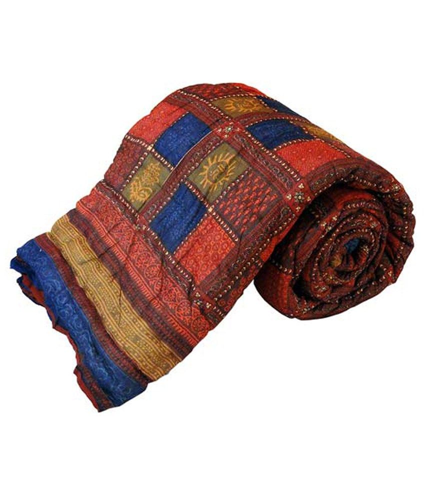 Incredible Rajasthan Multicolor Cotton Quilt Buy Incredible Rajasthan