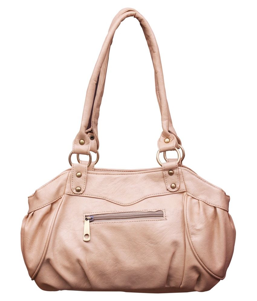 peach shoulder bag