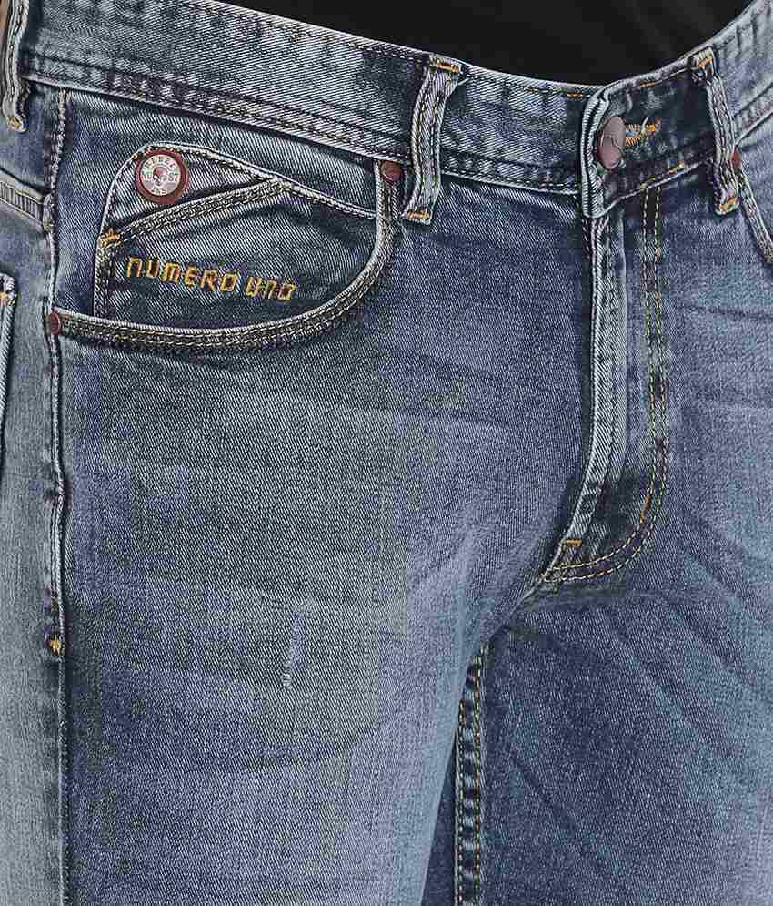 Numero Uno Blue Morice Slim Fit Jeans - Buy Numero Uno Blue Morice Slim ...
