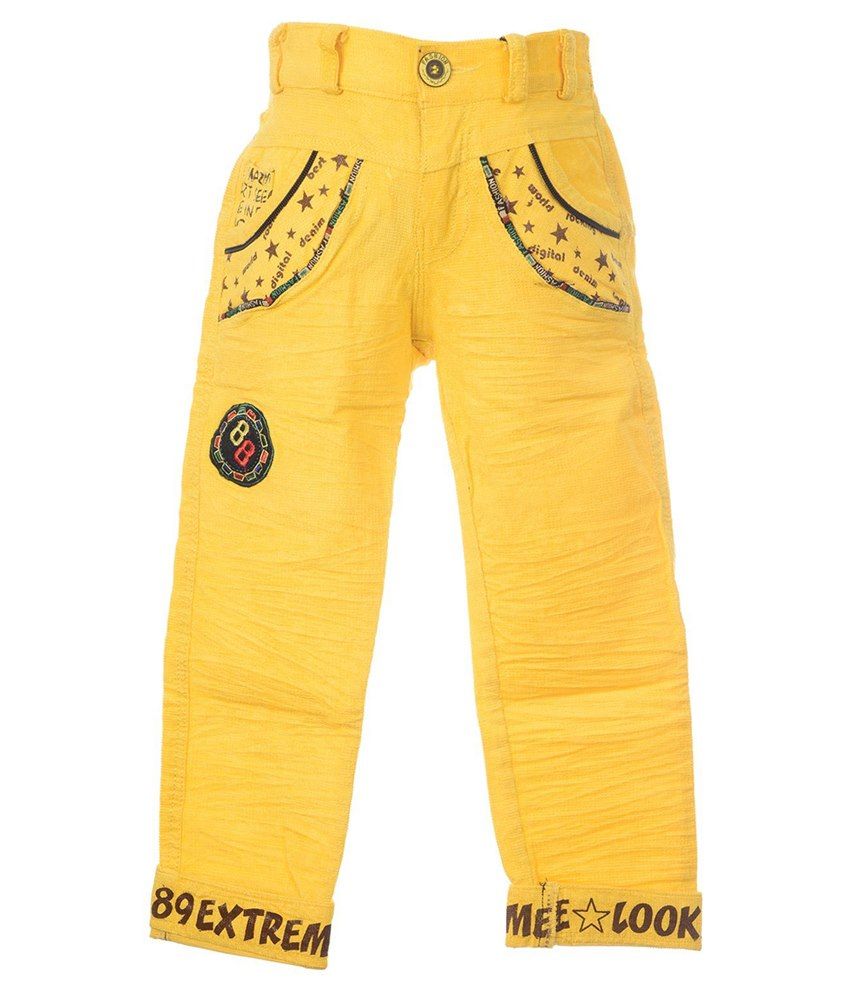 boys yellow pants