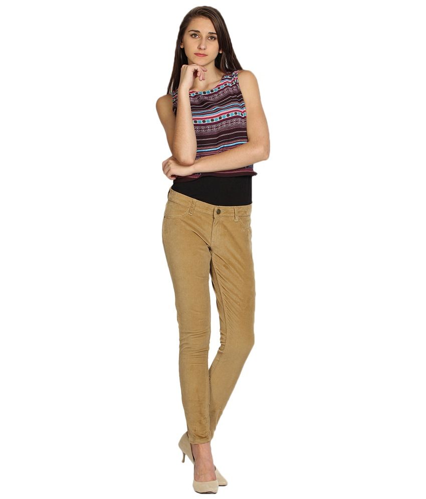 brown jeggings womens