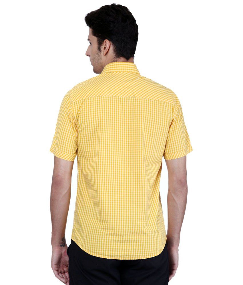 yellow checkered shirt womens