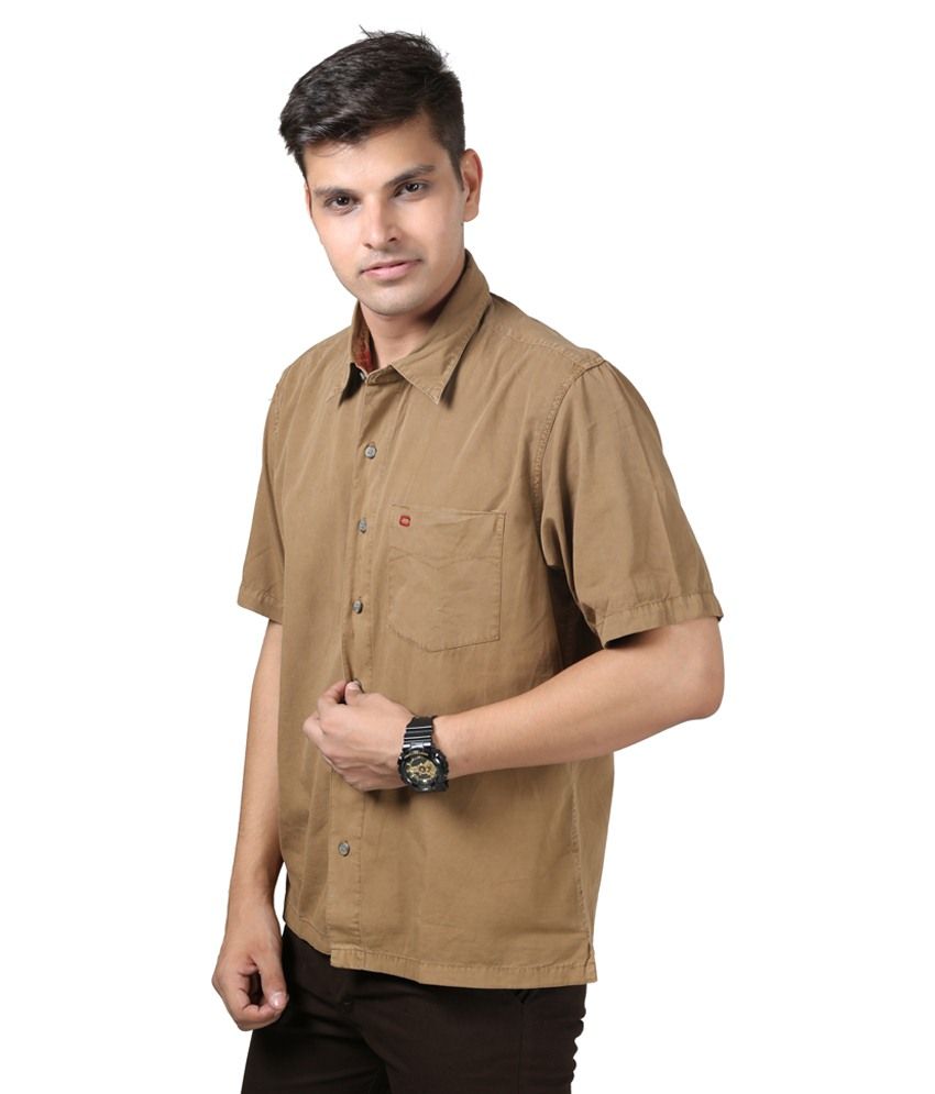 Koutons Outlaw Brown Casual Shirt - Buy Koutons Outlaw Brown Casual ...