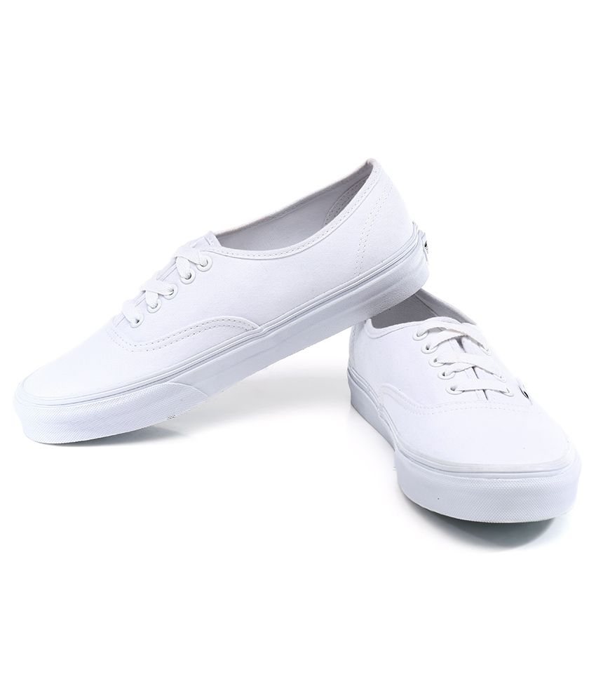 white vans shoes online india