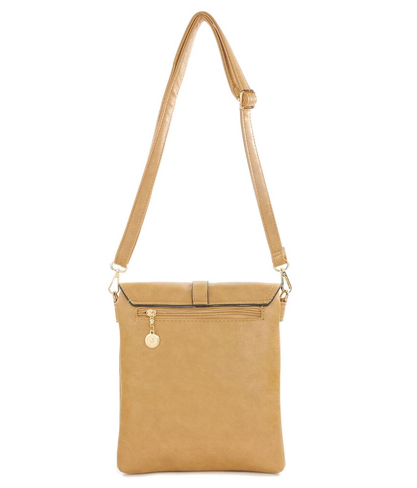 Iva Brown Sling Bag - Buy Iva Brown Sling Bag Online at Best Prices in ...