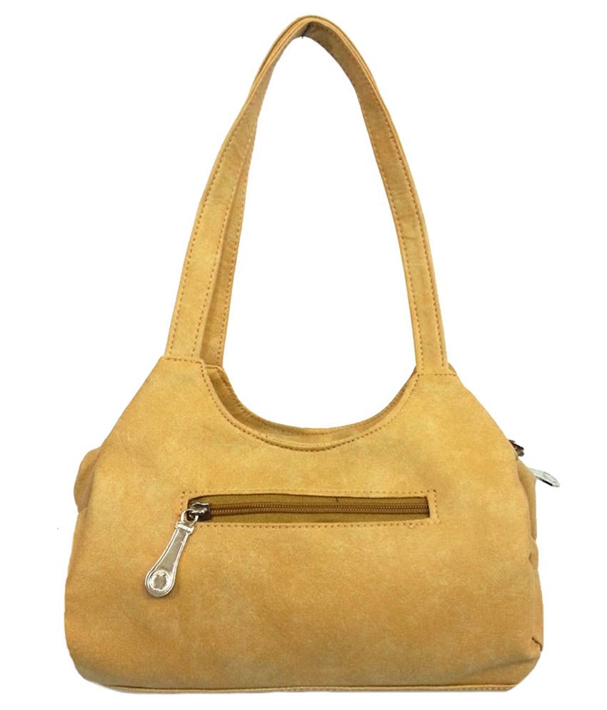 beige shoulder purse