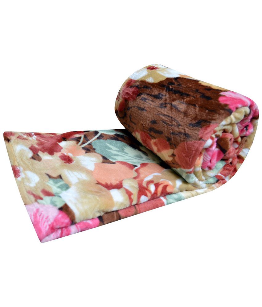 Satcap Polyester Floral Blanket Buy Satcap Polyester Floral Blanket