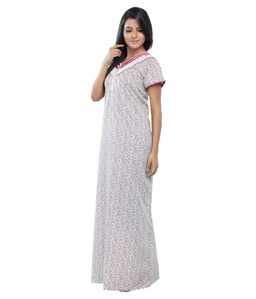 Buy Juliet Pink Viscose Nighty Online at Best Prices in India - Snapdeal