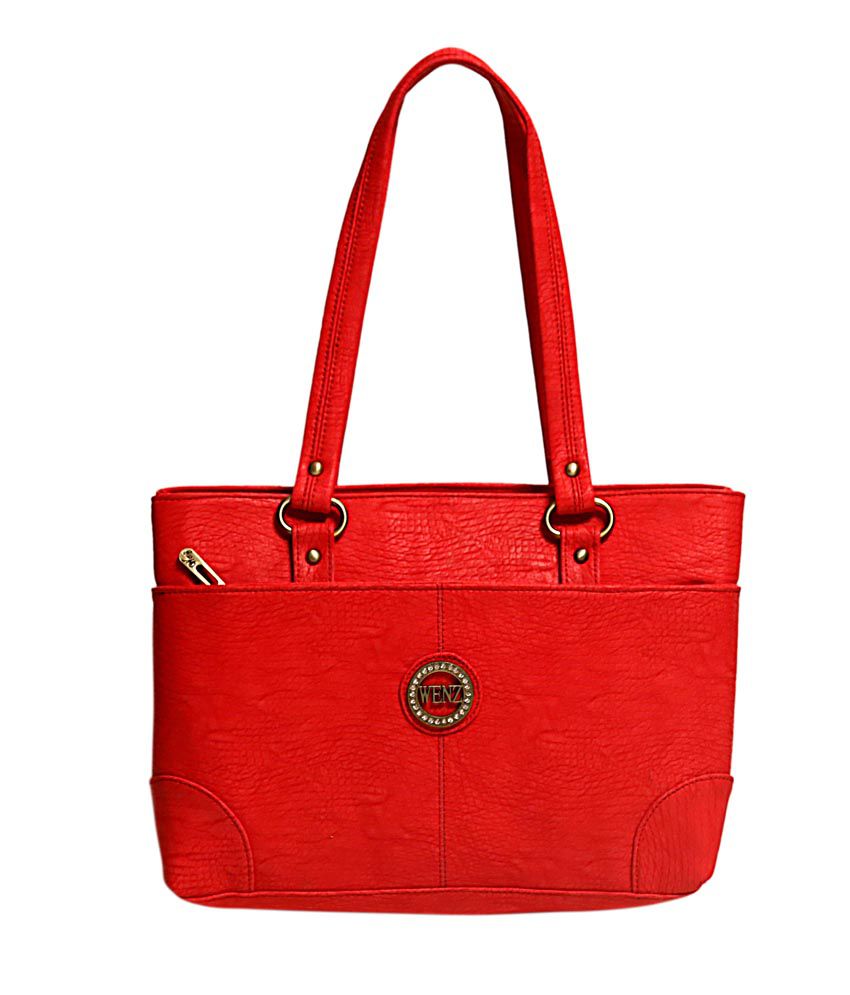 Wenz Red Shoulder Bag - Buy Wenz Red Shoulder Bag Online at Best Prices ...