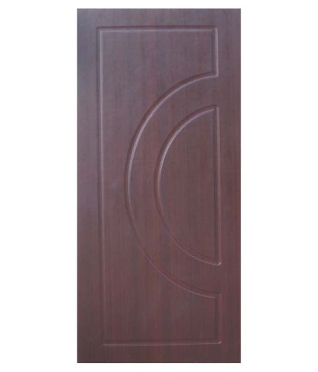 Decopan Brown Wooden Door At, How Much Does A Wooden Door Cost In India