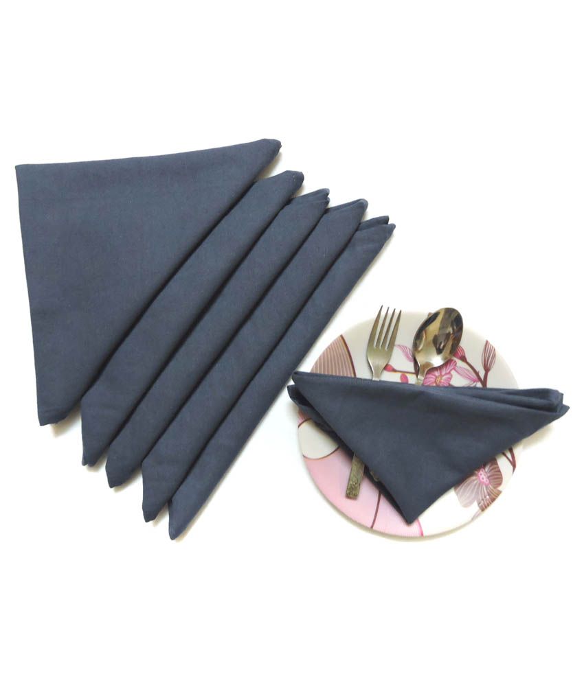 Ashoka Blue Cotton Kitchen Napkins Buy Ashoka Blue Cotton Kitchen