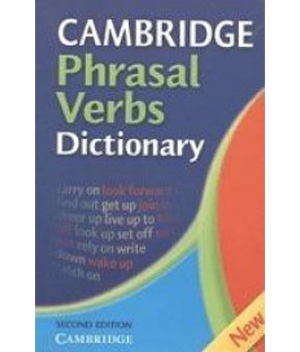 Cambridge Phrasal Verbs Dictionary Buy Cambridge Phrasal