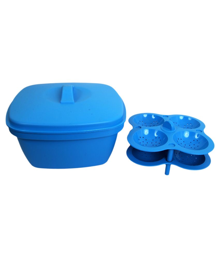 Oliveware Blue Plastic Idli Maker with Rice & Vegetable Steamer Buy