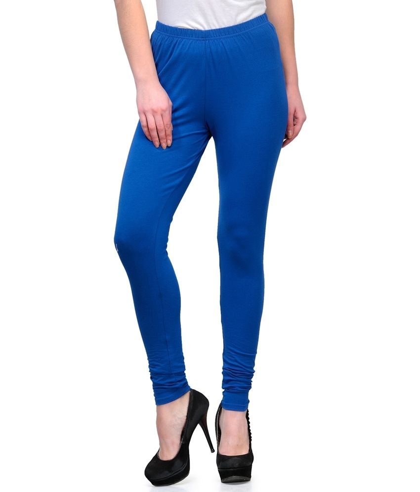 Manoj Hosiery Factory Blue Cotton Leggings Price in India Buy Manoj