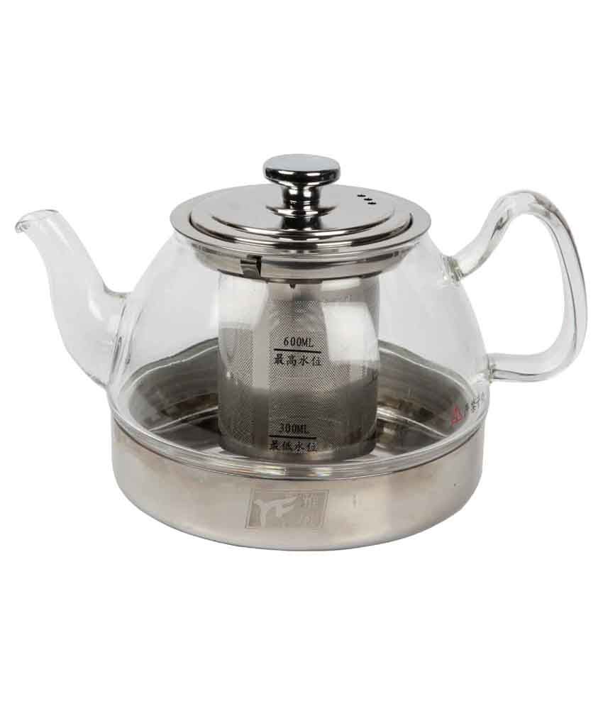 Induction Safe Glass Kettle 800ml Buy Online at Best Price in India Snapdeal