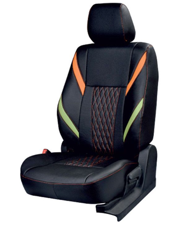 Elaxa PU Leatherite Seat Cover For Maruti 800 Black Buy Elaxa PU