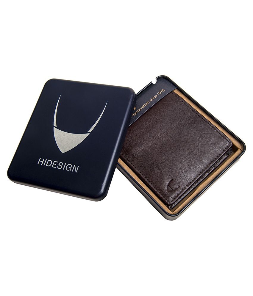 Hidesign 017 Brown Leather Men'S Bifold Wallet Buy Online at Low Price in India Snapdeal