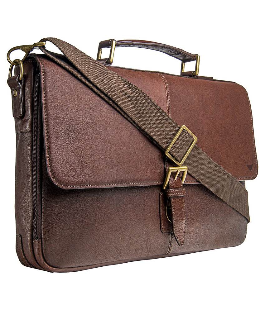 Hidesign Merlin 01 Brown Leather Messenger Bag - Buy Hidesign Merlin 01 Brown Leather Messenger ...