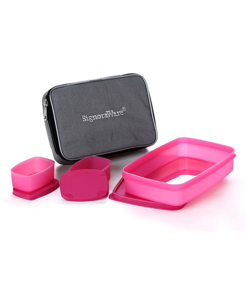 signoraware best lunch box with bag